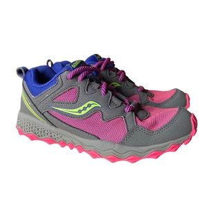 Saucony Kids Sneakers - Pink, Gray, Blue